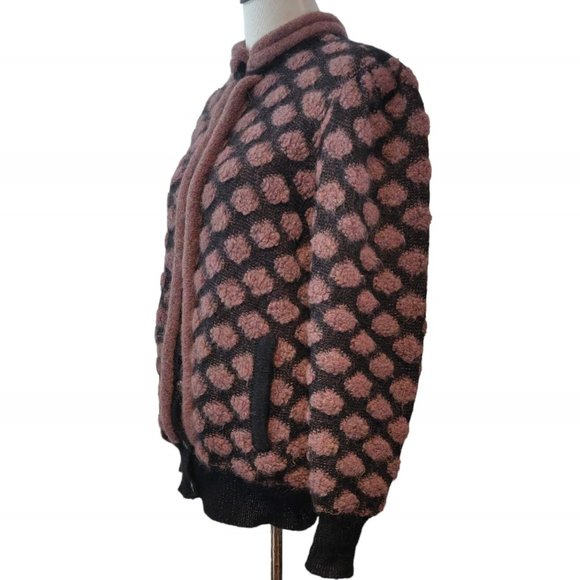 Nella Marchini Womens Vintage Mohair Blend Button Up Pockets Cardigan 40 US 6-8? - Picture 2 of 8
